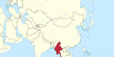 Карта на света, Бирма на Мианмар 